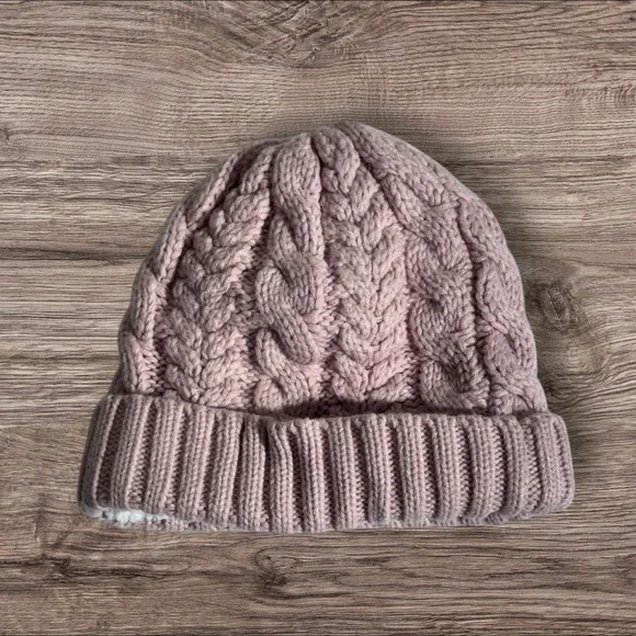 Timberland Blush Cable Knit Beanie - Picture 2 of 4